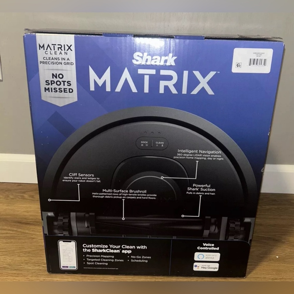 Shark Matrix RV2300 Robotic Vacuum Cleaner - NEW